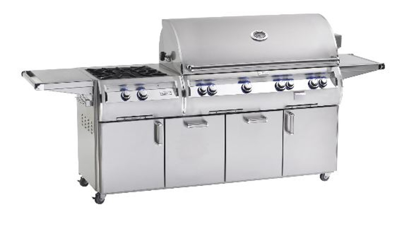 Fire Magic Echelon Diamond E790s 36-Inch Freestanding GAS Grill with Rotisserie, Single Side Burner, Digital Thermometer & Magic View Window - Propane