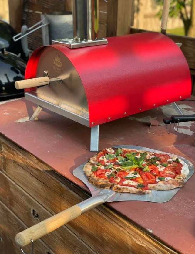 Le Peppe Black Wood Fired Pizza Oven, WPPO wke-01-blk