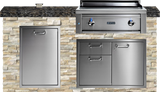 Right Grill: Honey Golden with American Black Polish Granite