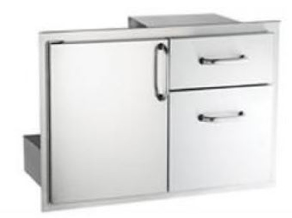 AOG 18-30-SSDD 30-Inch Access Door & Double Drawer Combo