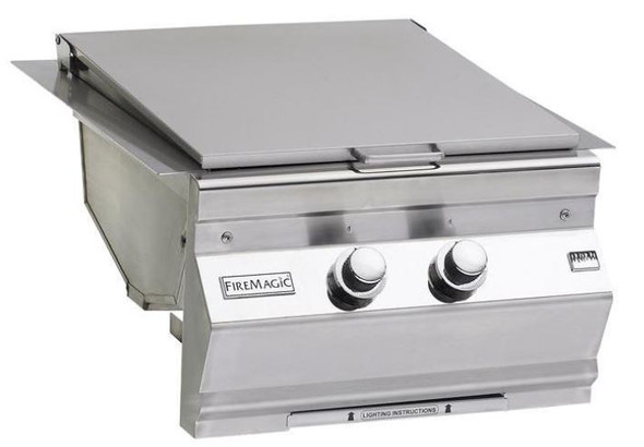 Fire Magic 32887-1(P) Aurora Built-In Double Searing Station/Side Burner
