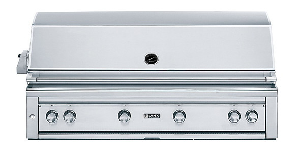 Lynx L54TR 54-Inch Gas BBQ Grill - Built-In Gas With Infrared ProSear Burner And Rotisserie