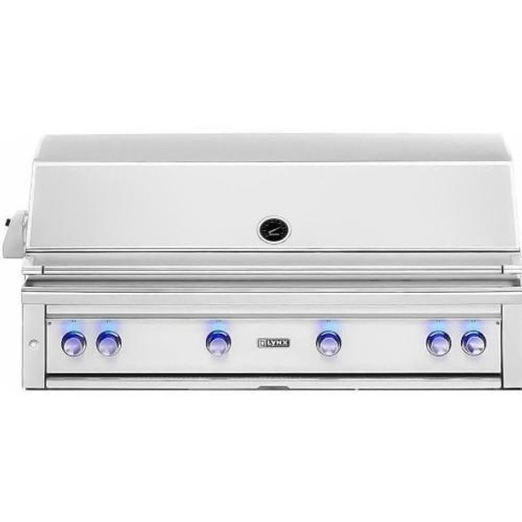 Lynx L54TR 54-Inch Gas BBQ Grill - Built-In Gas With Infrared ProSear Burner And Rotisserie