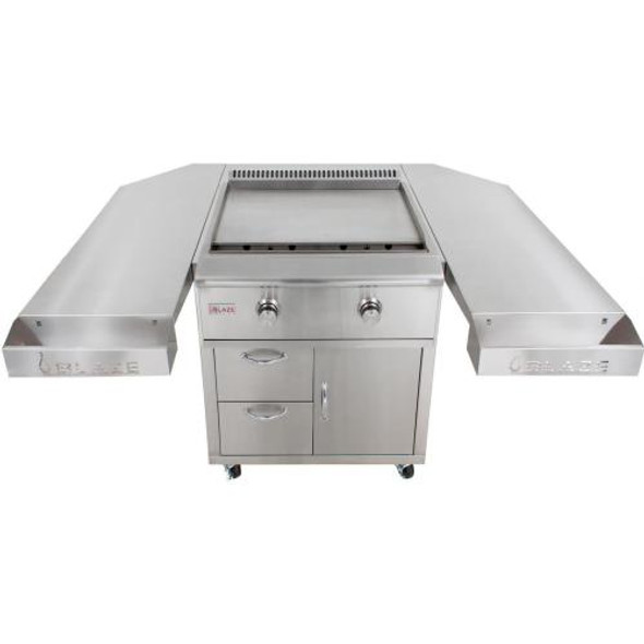 Blaze BLZ-Griddle + BLZ-Griddle-Cart + BLZ-Griddle-SHK 30-Inch Freestanding Propane Or Natural Gas Griddle On Deluxe Cart Blaze BLZ-Griddle + BLZ-Griddle-Cart + BLZ-Griddle-SHK 30-Inch Freestanding Propane Or Natural Gas Griddle On Deluxe Cart