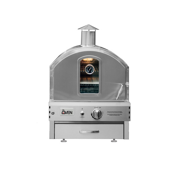 front view of oven