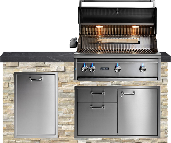 American Black Polished Granite & Golden Honey Stone