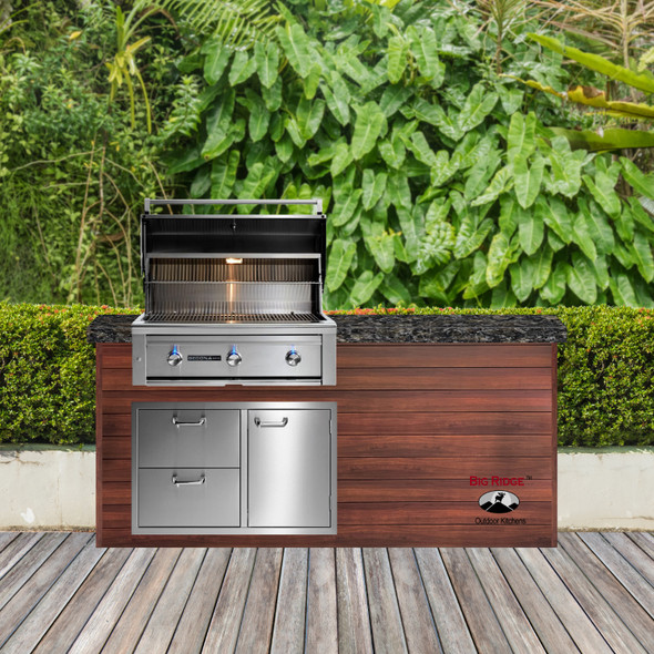 Lynx Sedona 72" Luxury Finished Outdoor Kitchen Package 5