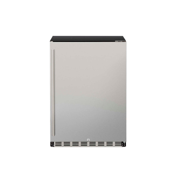 TrueFlame 24-Inch 5.3 Cu. Ft. Outdoor Rated Refrigerator Left to Right Opening (TF-RFR-24S)