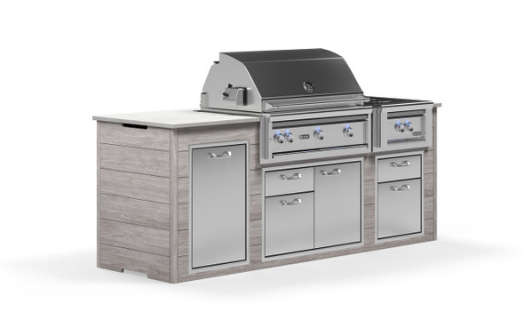 Forrest Reserve Collection Drifted Cypress Sides With Frosted Ember Polished Granite