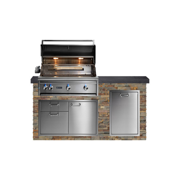 Classic Collection Rustic Ash Sides With American Black Polished Granite