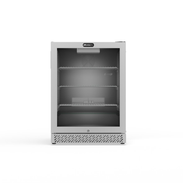 Bull 24-Inch Premium Outdoor Rated 4.9 cu.ft. Refrigerator with Glass Door