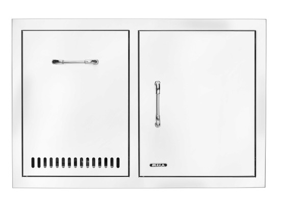 Bull 32-Inch Stainless Steel Access Door & Propane Drawer Combo W/ Reveal