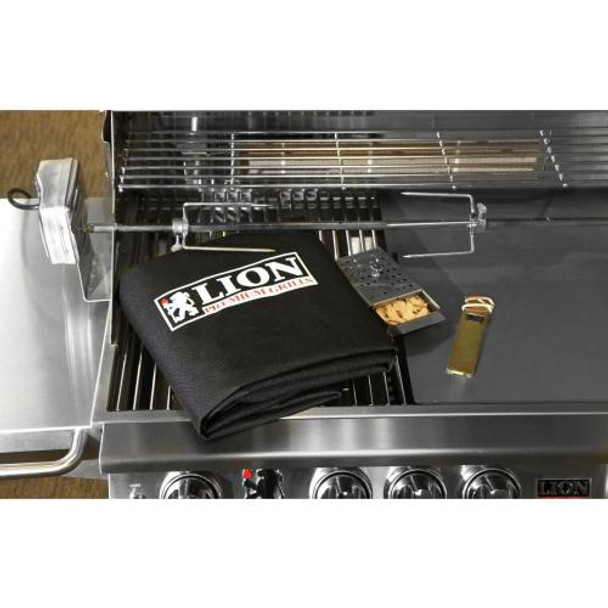 Lion 90814 + 53861  40-Inch Stainless Steel Stand Alone Propane Or Natural Gas Grill With Premium Cart