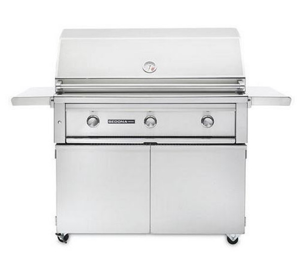 Sedona By Lynx L600PSF 36-Inch Freestanding Gas Grill Gas BBQ With Infrared ProSear Burner & Two Stainless Steel Burners