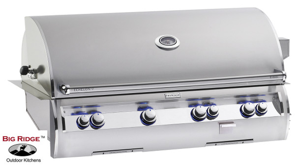 Fire Magic E1060i-8EAN(P) 48-Inch Echelon Diamond Built In Analog Thermometer Grill and Rotisserie Back Burners