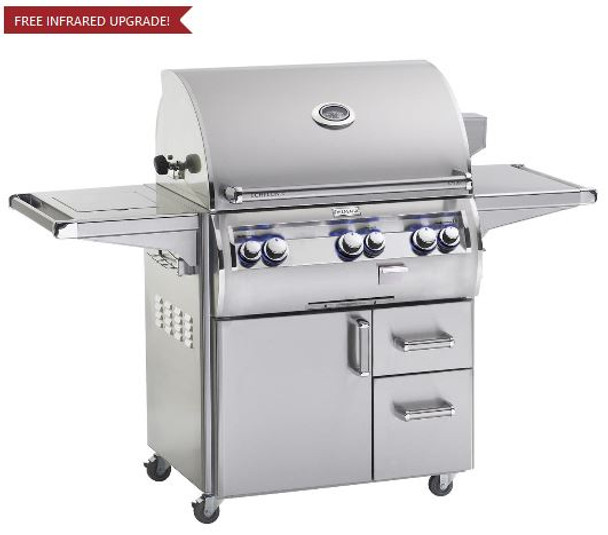 Fire Magic E790s-8EAN(P)-62 Echelon Diamond 36-Inch Freestanding Gas Grill With Analog Thermometer And Single Side Burner