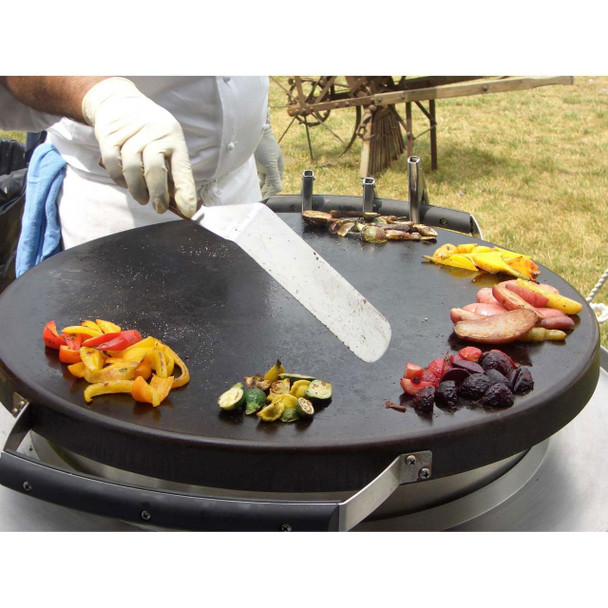 Evo 10-0002-LP  Or 10-0002-NG Professional Classic Wheeled Cart Flattop Propane Or Natural Gas Grill 