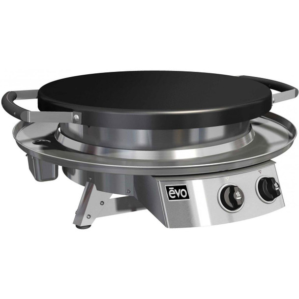 Evo 10-0021-NG  Or 10-0021-LP Professional Classic Tabletop Flattop Natural Or Propane Gas Grill 