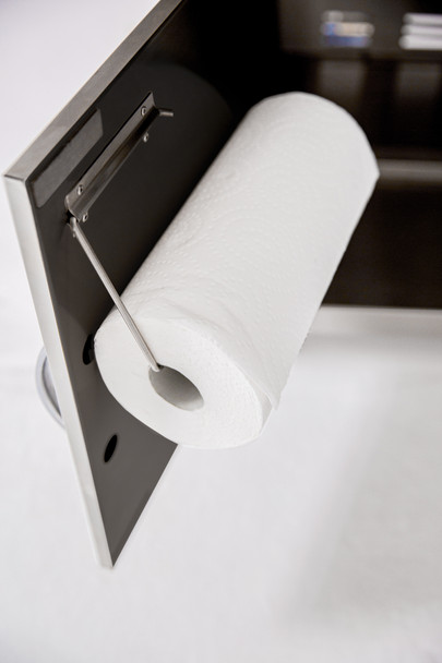 view of paper towel holder