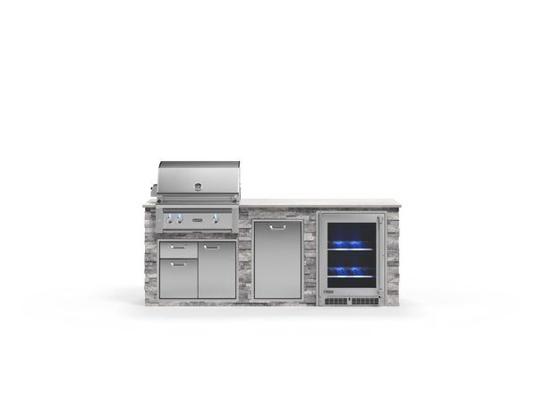 Quarry Reserve Collection Alabaster Sides With Frosted Ember Polished Granite