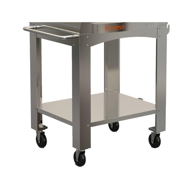 angle/iso view of stainless steel cart