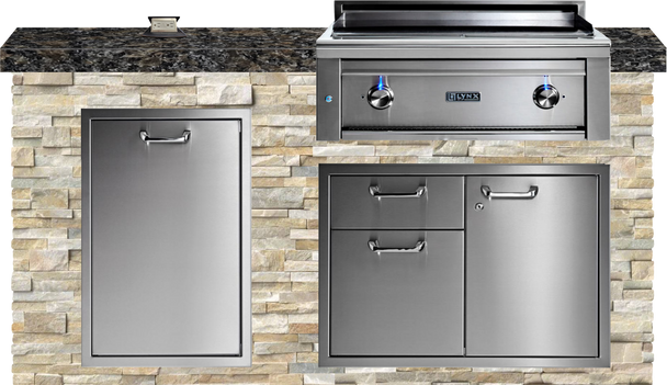 American Black Polished Granite & Golden Honey Stone