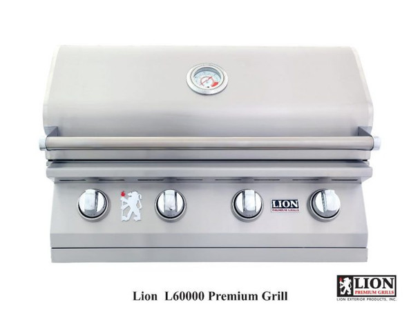 Lion 60000 32-Inch Stainless Steel Built In Gas Grill - Propane