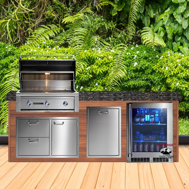 Lynx Sedona 96" Luxury Finished Outdoor Kitchen Package 2