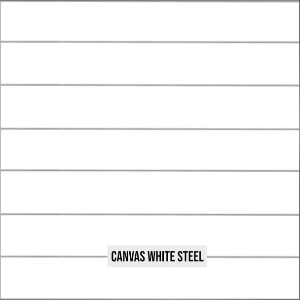 Canvas White Steel