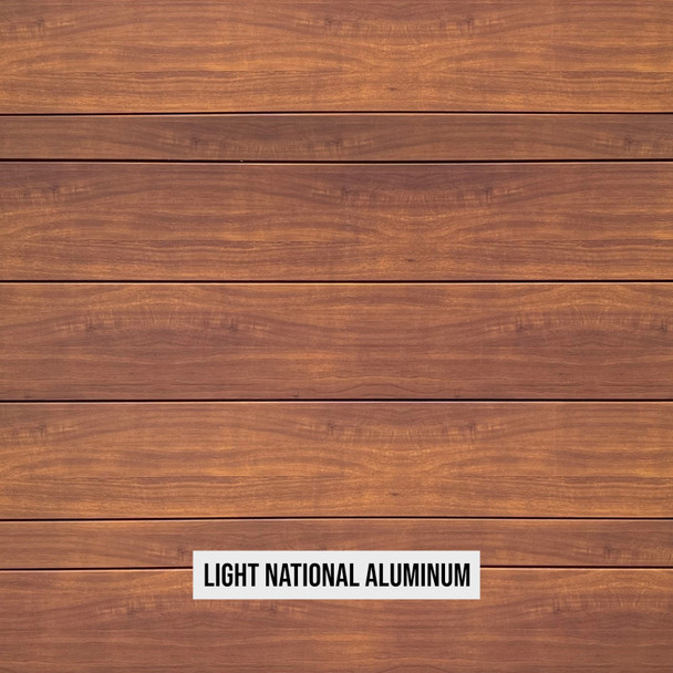 Light National Walnut Aluminum