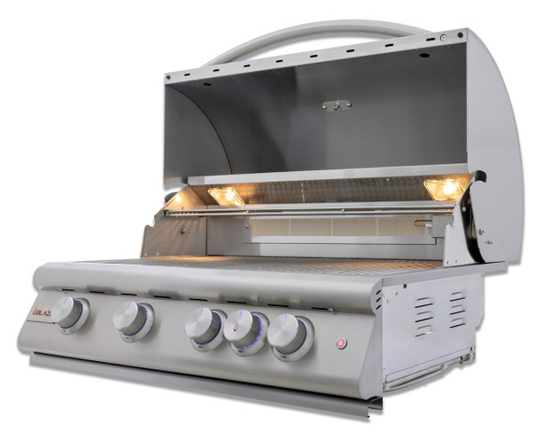 Blaze BLZ-4LTE3+ LTE 32-Inch 4-Burner Built-In Propane Or Natural Gas Grill With Rear Infrared Burner & Grill Lights