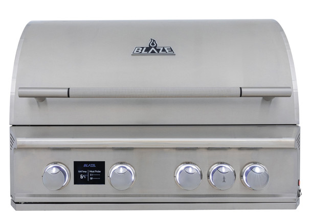Blaze BLZ-4LTEPRO 32-Inch 4-Burner Built-In Propane Or Natural Gas Grill With Rear Infrared Burner & Grill Lights