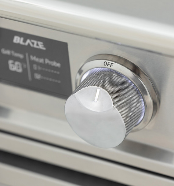 Blaze BLZ-5LTEPRO 40-Inch 5-Burner Built-In Propane Or Natural Gas Grill With Rear Infrared Burner & Grill Lights