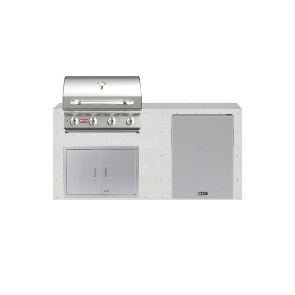 Bull 72" Ready to Finish Outdoor Kitchen PKG 3L