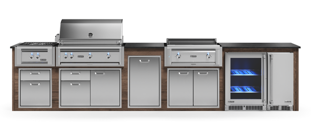 Forrest Reserve Collection Umbered Oak Sides With Charred Onyx Granite