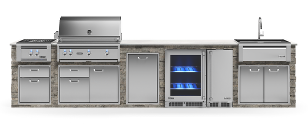 Quarry Reserve Series Tuscan Hearth With Frosted Ember Granite