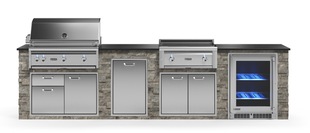 Lynx Pro Prestige Collection 144" Luxury Finished Outdoor Kitchen Package 12