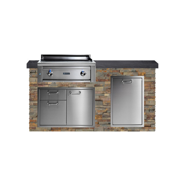 Classic Collection Rustic Ash Sides With American Black Polished Granite