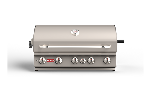 Bull Brahma 38-Inch 5-Burner Built-In Natural Gas or Propane Grill With Rotisserie