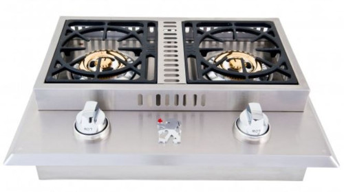 Lion L1707 Or L1634 Stainless Steel Drop-In Double Side Burner-Propane Or  Natural Gas