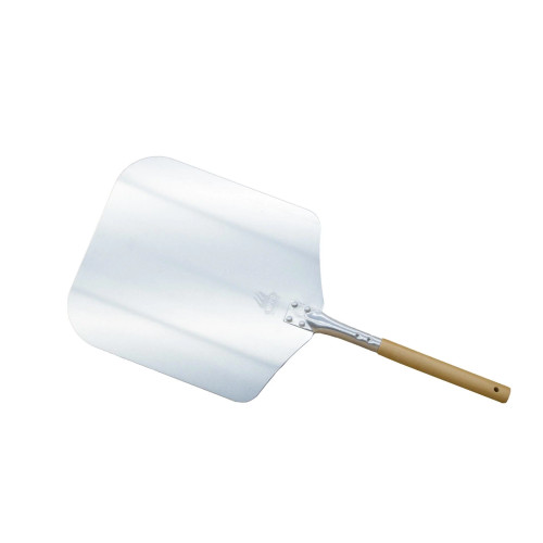 WPPO, LLC Pizza Oven Brush with Wooden Handle and Stainless Steel Scraper