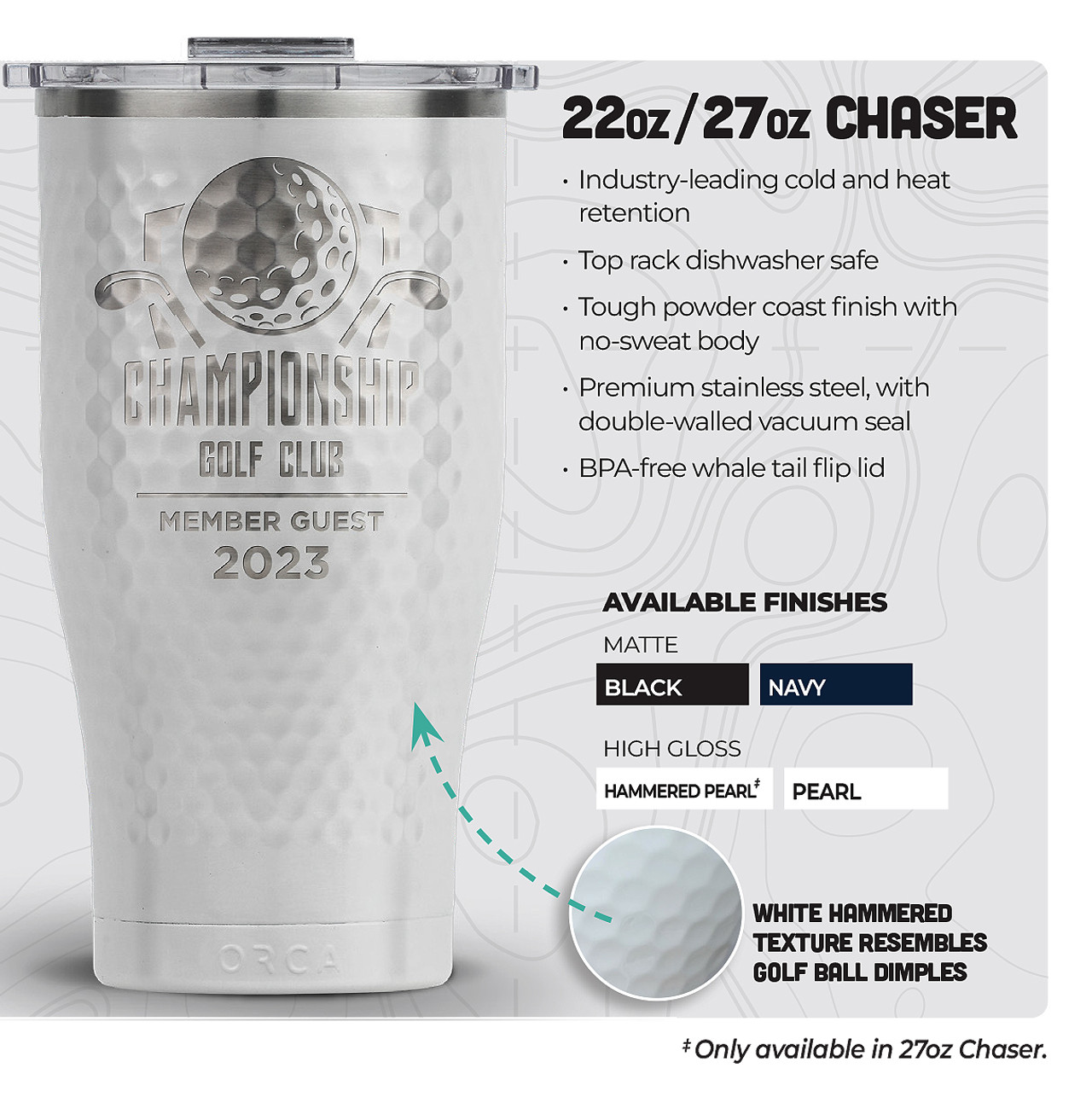 Chaser 22oz Black