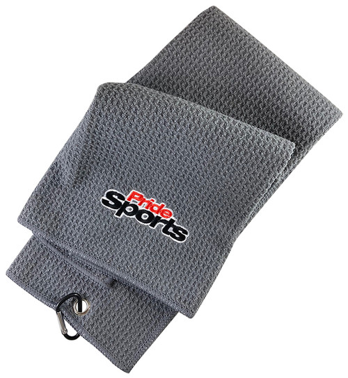 Micro-Fiber Towel by Pride Sports, 15x24", Grey Only