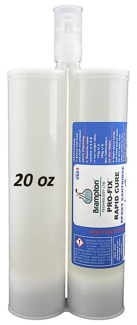 Brampton Pro-Fix Epoxy Syringe, 20 Oz, Full Cure 10 Minutes
