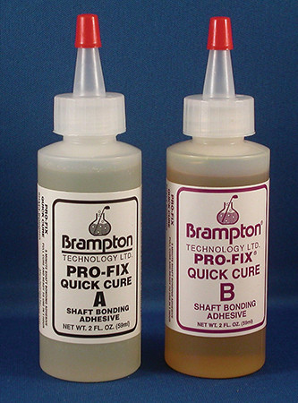 Brampton Quick Cure Epoxy, 2-2 oz A&B Bottles, 15 Minute Cure