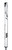 Super Stroke "Zenergy" 17" Flatso Putter Grip, White/Black Only