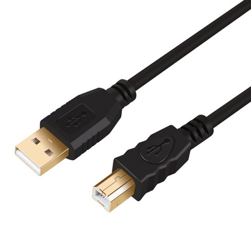 USB 2.0 Printer/Device Cable, Type A Male to Type B Male, 6 foot