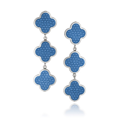 Palmer Dangle Earrings - Sterling Silver