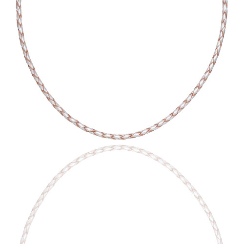 Colby Davis Leather Braided-Pearl - 16"