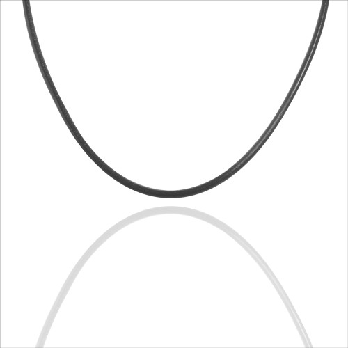 Colby Davis Leather Cord-Black - 18"